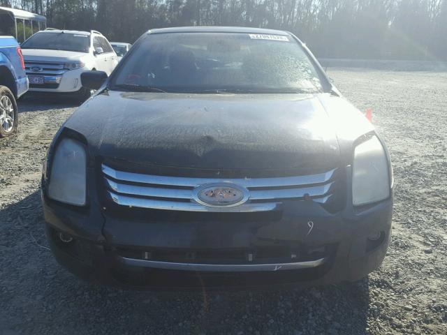 3FAHP07Z88R184642 - 2008 FORD FUSION SE BLACK photo 9