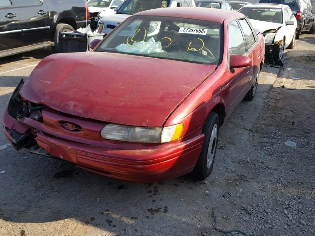 1FALP52U8SG298612 - 1995 FORD TAURUS GL RED photo 2