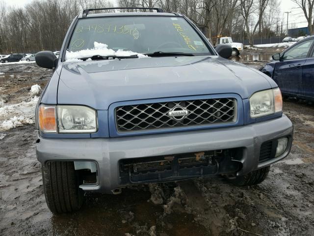 JN8DR09Y61W615171 - 2001 NISSAN PATHFINDER BLUE photo 9