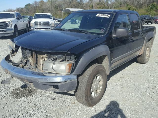 1GTDT136968307000 - 2006 GMC CANYON BLACK photo 2