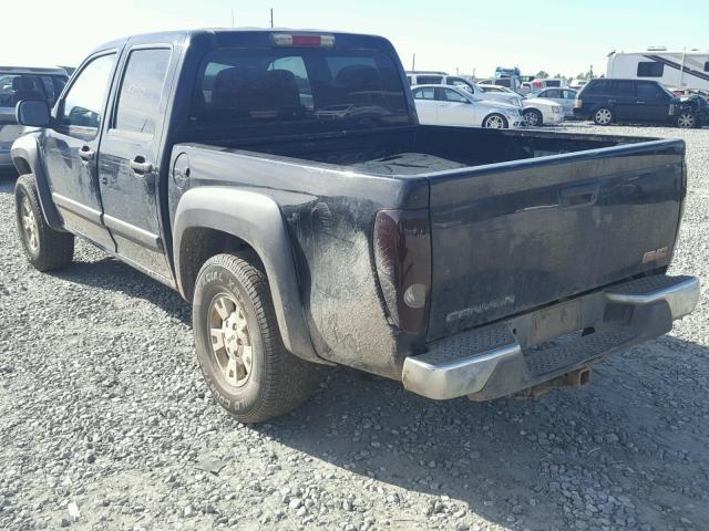 1GTDT136968307000 - 2006 GMC CANYON BLACK photo 3