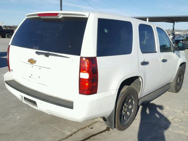 1GNLC2E00DR135366 - 2013 CHEVROLET TAHOE POLI WHITE photo 4