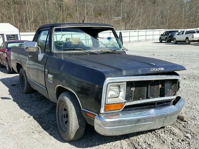 1B7FE16Y5KS107969 - 1989 DODGE D-SERIES D BLACK photo 1