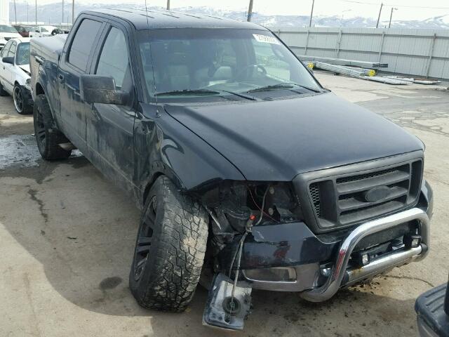 1FTPW14565KB45497 - 2005 FORD F150 SUPER BLACK photo 1