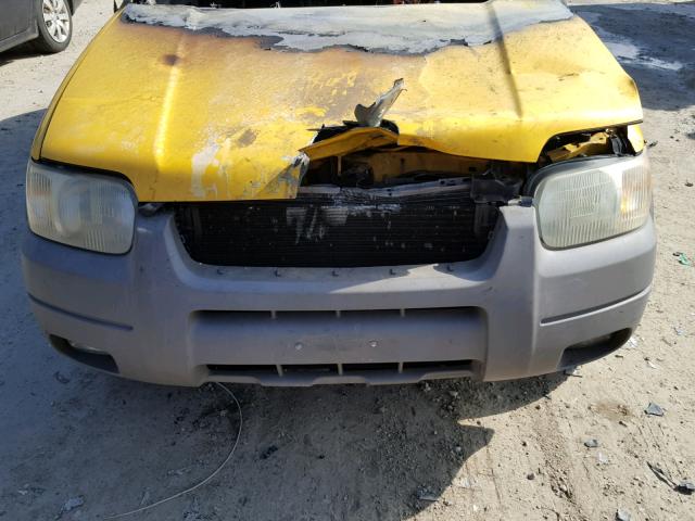 1FMYU04111KA73616 - 2001 FORD ESCAPE XLT YELLOW photo 7