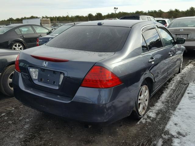 1HGCM56887A123014 - 2007 HONDA ACCORD EX GRAY photo 4