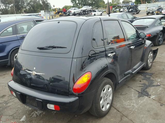 3C4FY58B25T639447 - 2005 CHRYSLER PT CRUISER BLACK photo 4