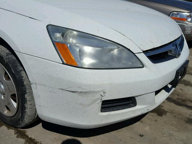 1HGCM56466A143578 - 2006 HONDA ACCORD LX WHITE photo 9