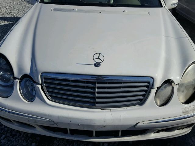 WDBUF65J33A220380 - 2003 MERCEDES-BENZ E 320 WHITE photo 7