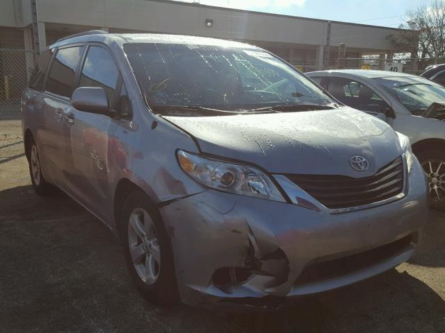 5TDKK3DC7CS211237 - 2012 TOYOTA SIENNA LE SILVER photo 1