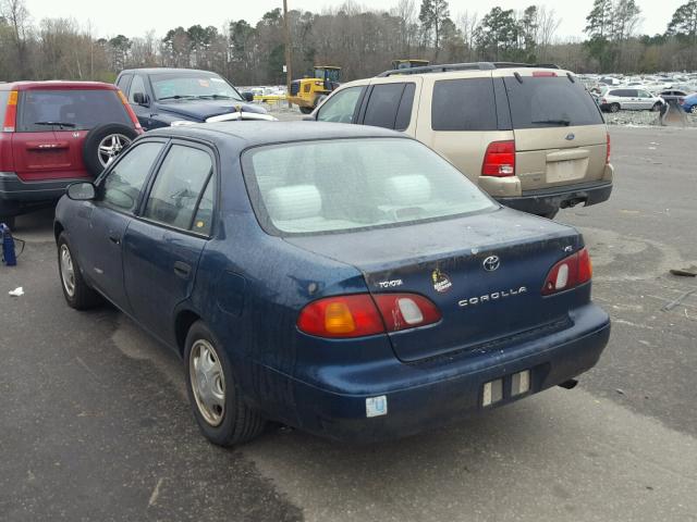 1NXBR12E3XZ250196 - 1999 TOYOTA COROLLA VE BLUE photo 3