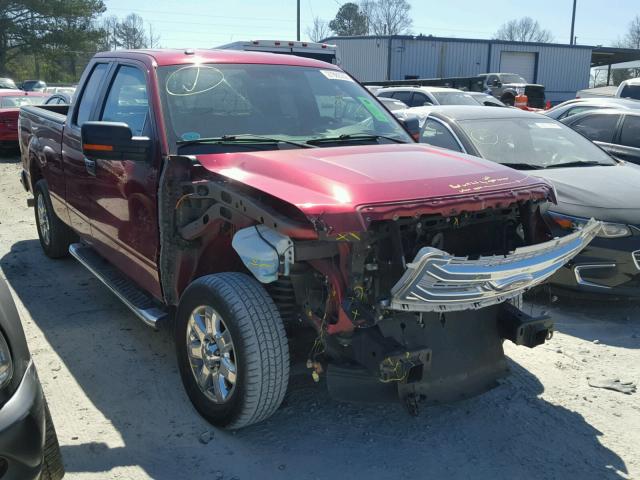 1FTFX1CF6DFB95343 - 2013 FORD F150 SUPER RED photo 1