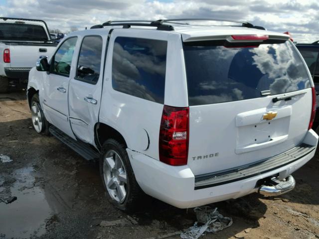 1GNSKBE09DR316481 - 2013 CHEVROLET TAHOE K150 WHITE photo 3