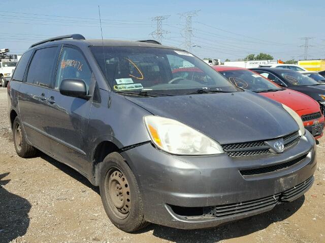 5TDZA23C85S298615 - 2005 TOYOTA SIENNA CE GRAY photo 1