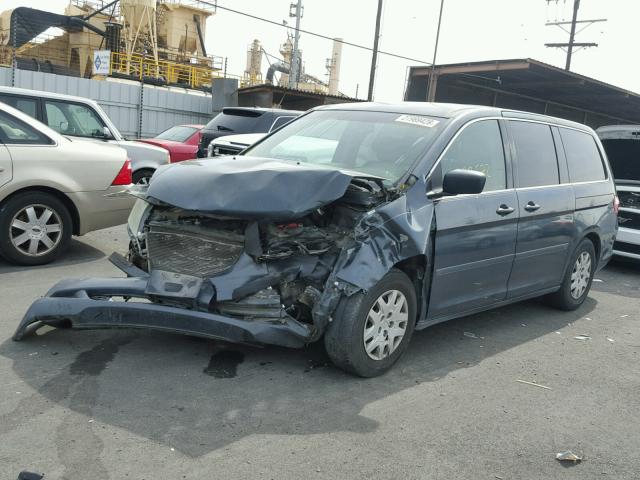 5FNRL38236B120374 - 2006 HONDA ODYSSEY LX GRAY photo 2