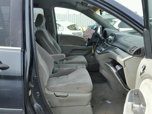 5FNRL38236B120374 - 2006 HONDA ODYSSEY LX GRAY photo 5