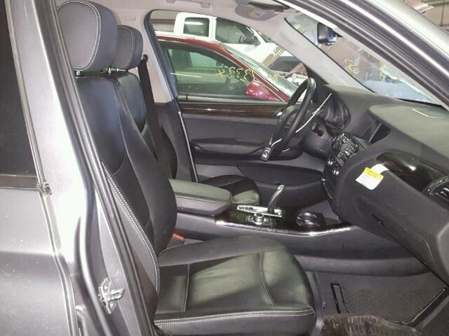 5UXWX5C52CL723814 - 2012 BMW X3 XDRIVE2 Grafitowy zdjęcie 5