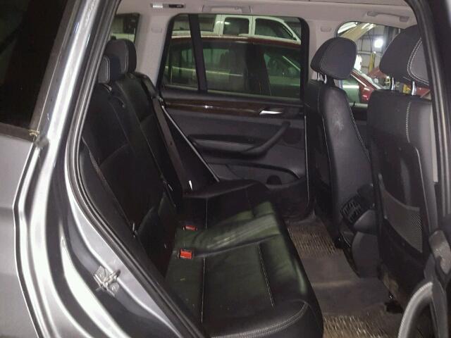 5UXWX5C52CL723814 - 2012 BMW X3 XDRIVE2 Grafitowy zdjęcie 6