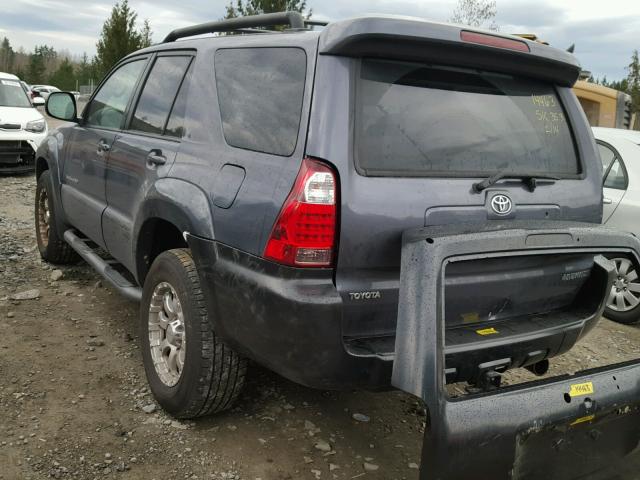 JTEBU14R170105857 - 2007 TOYOTA 4RUNNER SR GRAY photo 3