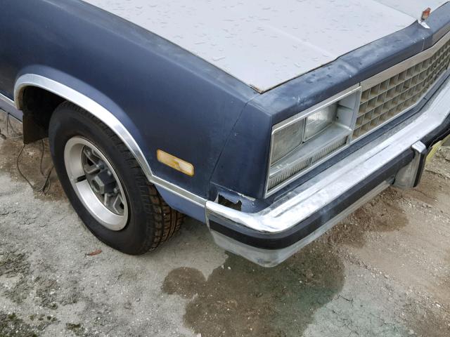 1GCCW80H0DR115747 - 1983 CHEVROLET EL CAMINO TWO TONE photo 10