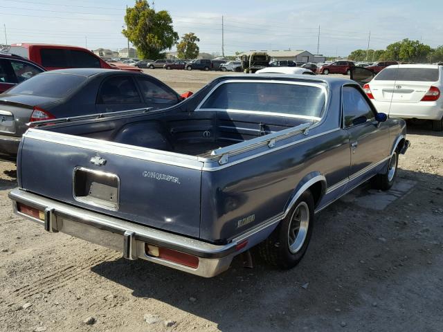 1GCCW80H0DR115747 - 1983 CHEVROLET EL CAMINO TWO TONE photo 4