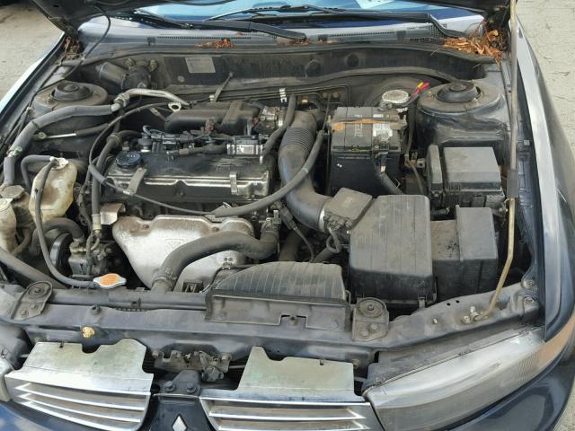 4A3AA36G12E087045 - 2002 MITSUBISHI GALANT DE BLACK photo 7