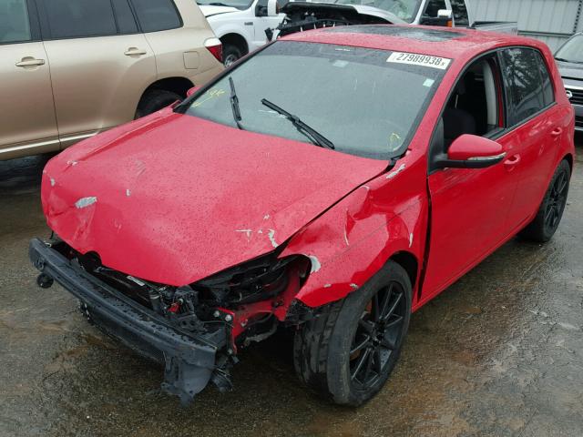 WVWDM7AJ5CW035107 - 2012 VOLKSWAGEN GOLF 红色 照片 2