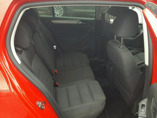 WVWDM7AJ5CW035107 - 2012 VOLKSWAGEN GOLF 红色 照片 6