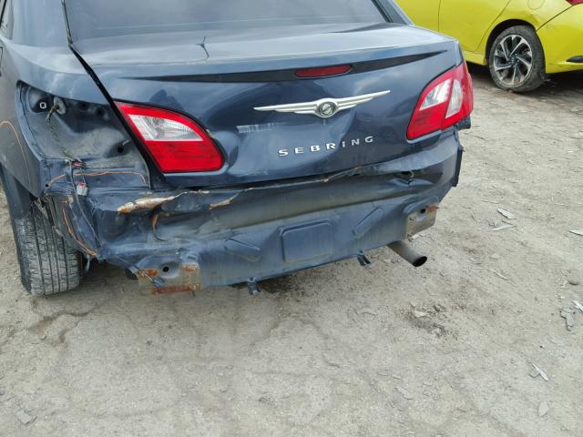 1C3LC46K88N237410 - 2008 CHRYSLER SEBRING LX BLUE photo 9