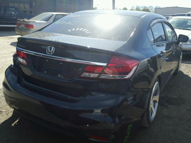 2HGFB2F50FH532549 - 2015 HONDA CIVIC LX BLACK photo 4