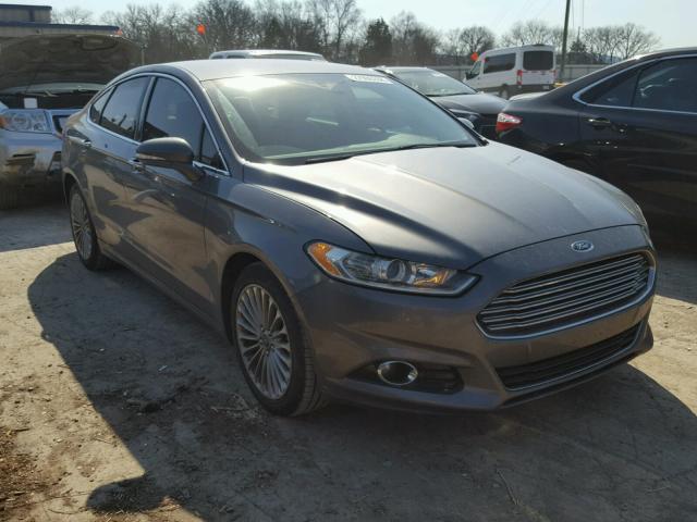 3FA6P0K9XER208420 - 2014 FORD FUSION TIT GRAY photo 1