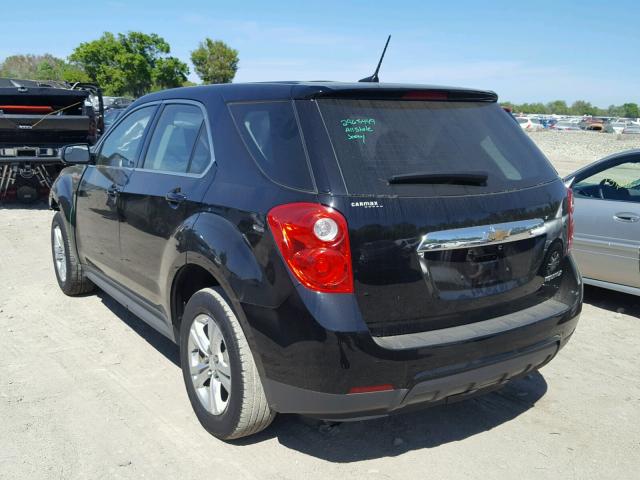 2GNALAEK0E6296672 - 2014 CHEVROLET EQUINOX LS BLACK photo 3