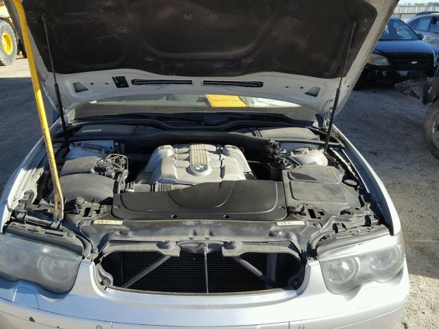 WBAGL63403DP65601 - 2003 BMW 745 I SILVER photo 7