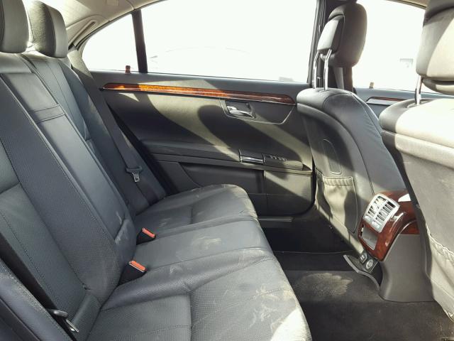 WDDNG71X98A184727 - 2008 MERCEDES-BENZ S 550 BLACK photo 6