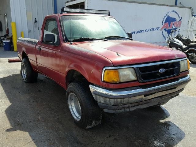 1FTCR10A3TUB04075 - 1996 FORD RANGER MAROON photo 1