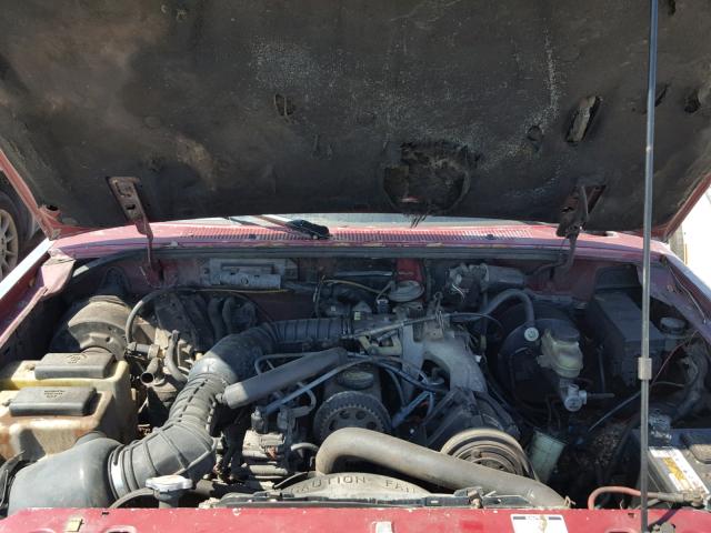 1FTCR10A3TUB04075 - 1996 FORD RANGER MAROON photo 7