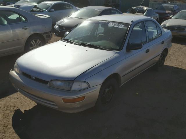 1Y1SK5264TZ047531 - 1996 GEO PRIZM BEIGE photo 2