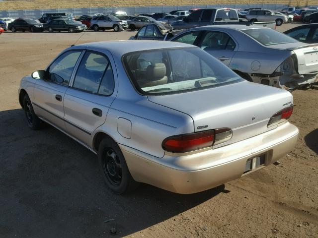 1Y1SK5264TZ047531 - 1996 GEO PRIZM BEIGE photo 3