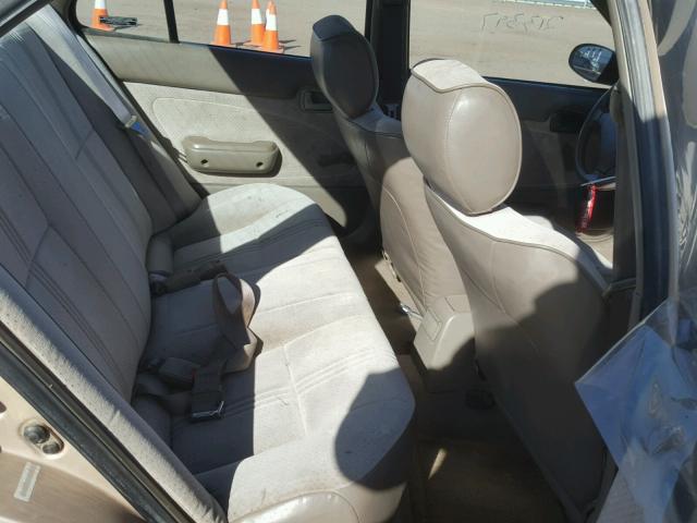 1Y1SK5264TZ047531 - 1996 GEO PRIZM 米色 照片 6