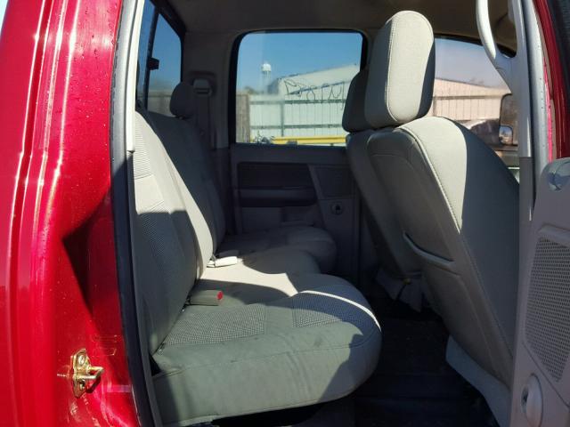 1D7KS28C87J518672 - 2007 DODGE RAM 2500 S RED photo 6