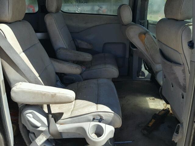 5N1BV28UX4N343142 - 2004 NISSAN QUEST S GRAY photo 6