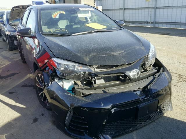 5YFBURHE6HP685382 - 2017 TOYOTA COROLLA L BLACK photo 1