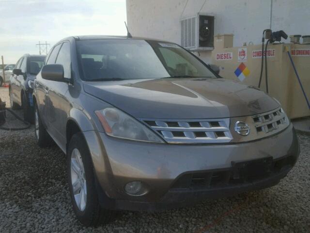 JN8AZ08W54W327584 - 2004 NISSAN MURANO SL SILVER photo 1