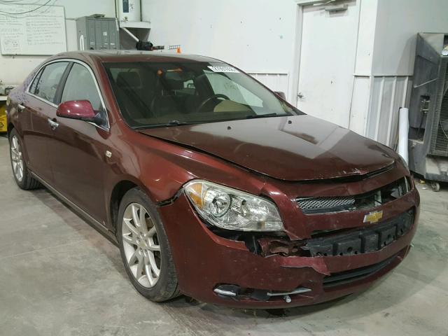 1G1ZK57768F262592 - 2008 CHEVROLET MALIBU LTZ 栗色 照片 1