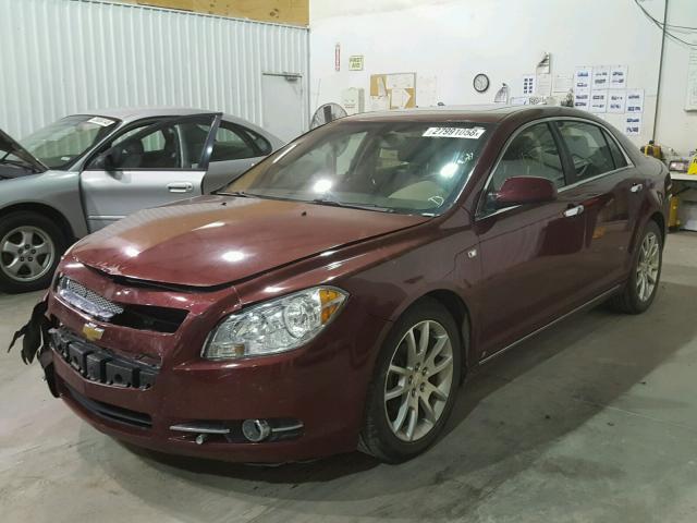 1G1ZK57768F262592 - 2008 CHEVROLET MALIBU LTZ 栗色 照片 2