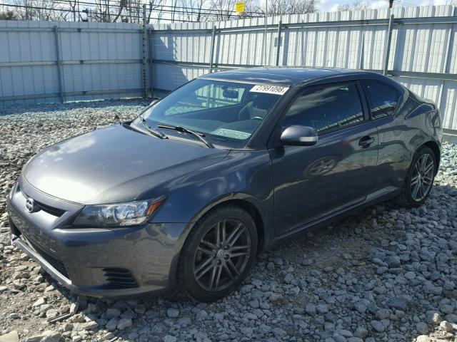 JTKJF5C77D3062887 - 2013 TOYOTA SCION TC ნაცრისფერი ფოტო 2