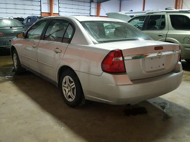 1G1ZS51F06F250323 - 2006 CHEVROLET MALIBU LS ვერცხლისფერი ფოტო 3