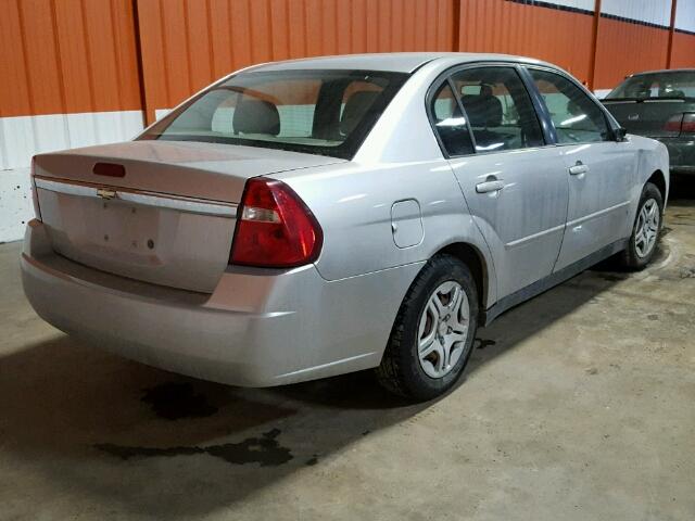 1G1ZS51F06F250323 - 2006 CHEVROLET MALIBU LS ვერცხლისფერი ფოტო 4