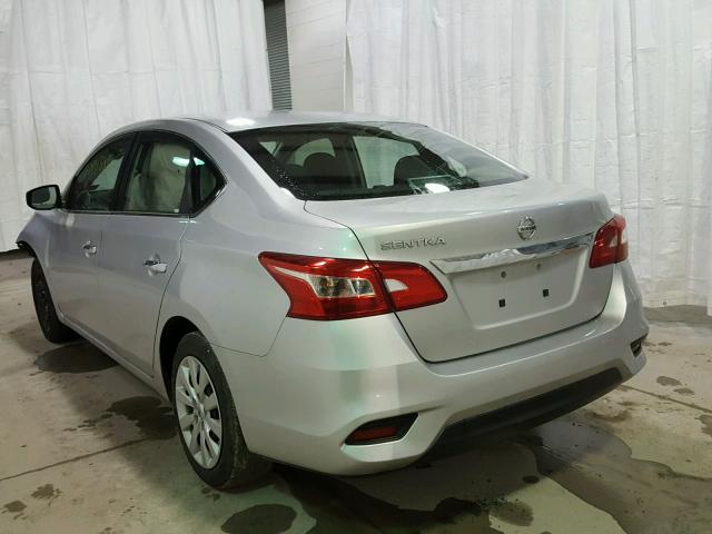 3N1AB7AP8GY305848 - 2016 NISSAN SENTRA S GRAY photo 3