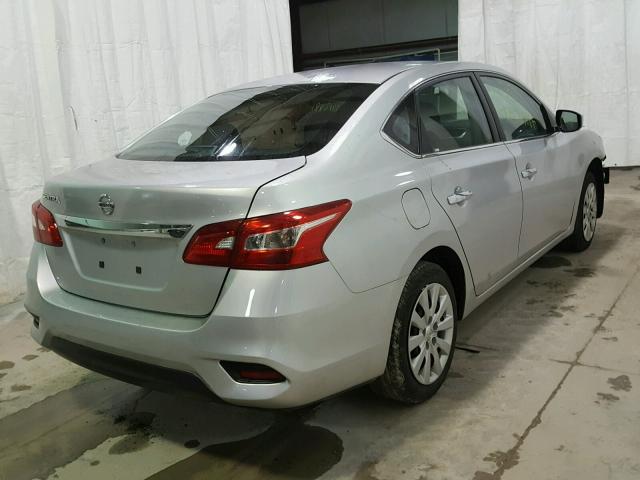 3N1AB7AP8GY305848 - 2016 NISSAN SENTRA S GRAY photo 4